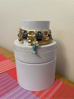 Bomb Party Gold plated Bracelet Stack rain boot flowers Spring 2026